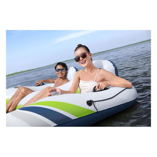 Bestway Opblaasbaar eiland | Bestway | Hydro Force | 291 x 202 x 51 cm (Met bekerhouders, gaaszittingen en rugsteunen, Max. 400 kg) 43957 K180107822 - 5