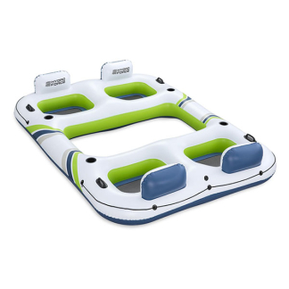 Bestway Opblaasbaar eiland | Bestway | Hydro Force | 291 x 202 x 51 cm (Met bekerhouders, gaaszittingen en rugsteunen, Max. 400 kg) 43957 K180107822 - 2