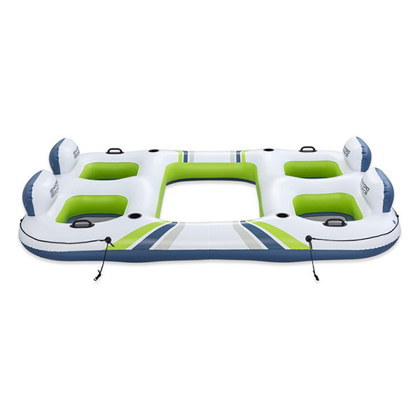 Bestway Opblaasbaar eiland | Bestway | Hydro Force | 291 x 202 x 51 cm (Met bekerhouders, gaaszittingen en rugsteunen, Max. 400 kg) 43957 K180107822 - 3