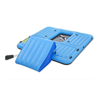 Bestway Opblaasbaar eiland | Bestway | Hydro Force | 365 x 395 x 77 cm (Met bekerhouders en glijbaan, Max. 500 kg) 7035073044 K170112217 - 2