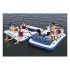 Bestway Opblaasbaar eiland | Bestway | Hydro Force | 537 x 416 x 30 cm (Met bekerhouders, rugsteunen en ankertassen, Max. 800 kg) 43964 K180107823 - 9