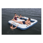 Bestway Opblaasbaar eiland | Bestway | Hydro Force | 537 x 416 x 30 cm (Met bekerhouders, rugsteunen en ankertassen, Max. 800 kg) 43964 K180107823 - 10