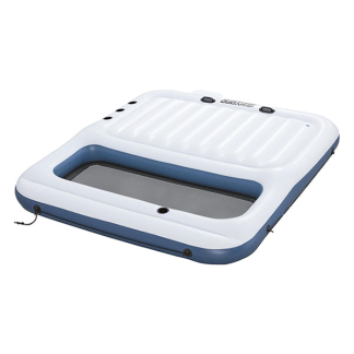 Bestway Opblaasbaar eiland | Bestway | Hydro Force | 537 x 416 x 30 cm (Met bekerhouders, rugsteunen en ankertassen, Max. 800 kg) 43964 K180107823 - 2