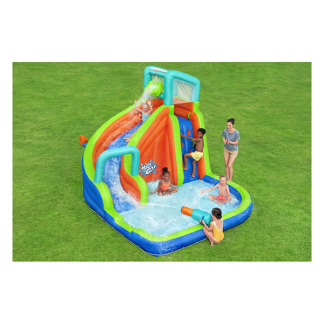 Bestway Opblaasbaar waterpark | Bestway | H2OGO! | 365 x 320 x 270 cm (Met glijbaan, klimmuur en waterkanon) 7035062100 K170112231 - 10