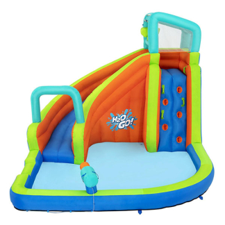 Bestway Opblaasbaar waterpark | Bestway | H2OGO! | 365 x 320 x 270 cm (Met glijbaan, klimmuur en waterkanon) 7035062100 K170112231 - 2