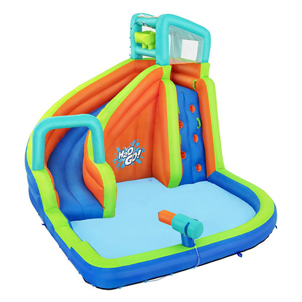 Bestway Opblaasbaar waterpark | Bestway | H2OGO! | 365 x 320 x 270 cm (Met glijbaan, klimmuur en waterkanon) 7035062100 K170112231 - 3