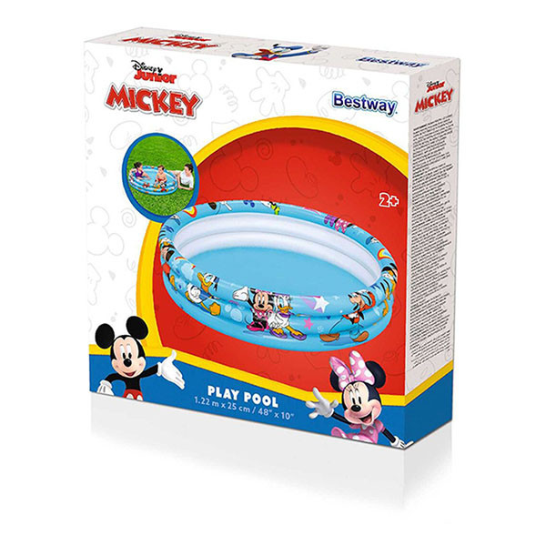Bestway Opblaasbaar zwembad | Bestway | Ø 122 x 25 cm (Mickey en vrienden) 91007 K180107766 - 2