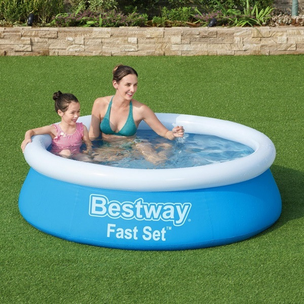 Bestway Opblaasbaar zwembad | Bestway | Ø 183 cm x 51 cm (Blauw) 15157392BES K170111813 - 5