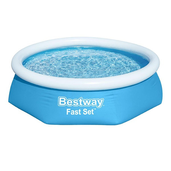 Bestway Opblaasbaar zwembad | Bestway | Ø 244 cm x 66 cm (Incl. filterpomp, Blauw) SBE00007 K170111814 - 1