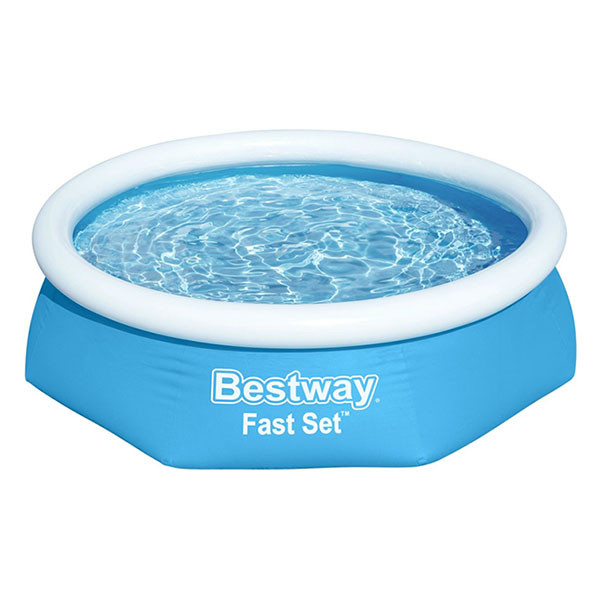 Bestway Opblaasbaar zwembad | Bestway | Ø 244 x 61 cm (Blauw) 57448 K180107732 - 1
