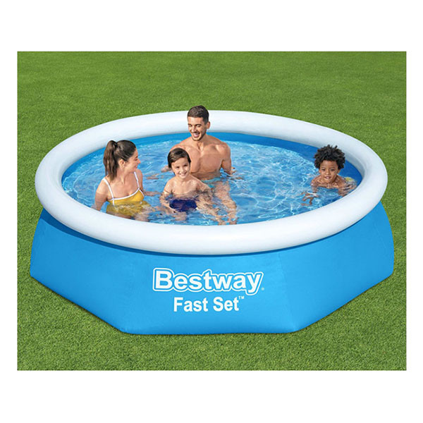 Bestway Opblaasbaar zwembad | Bestway | Ø 244 x 61 cm (Blauw) 57448 K180107732 - 4