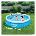 Bestway Opblaasbaar zwembad | Bestway | Ø 366 x 76 cm (Incl. filterpomp, Blauw) 57274 K180107727 - 5