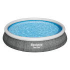 Bestway Opblaasbaar zwembad | Bestway | Ø 396 x 84 cm (Incl. filterpomp, Rotan) 57376 K180107731 - 2