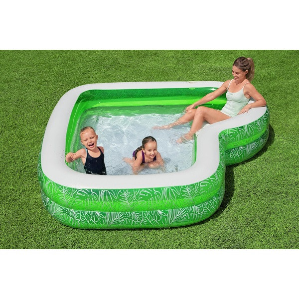 Bestway Opblaasbaar zwembad | Bestway | 231 x 231 x 51 cm (Groen) 7035064185 K170115360 - 6