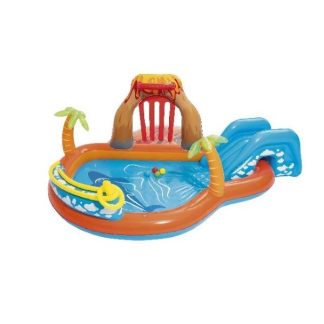 Bestway Opblaasbaar zwembad | Bestway | 265 x 265 x 104 cm (Met glijbaan) 15453069BES K180107412 - 1