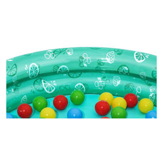 Bestway Opblaasbare ballenbak | Bestway | Playcenter | Ø 91 x 20 cm (Fruitprint, Met speelballen) 7035060159 K170112230 - 4