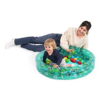 Bestway Opblaasbare ballenbak | Bestway | Playcenter | Ø 91 x 20 cm (Fruitprint, Met speelballen) 7035060159 K170112230 - 5