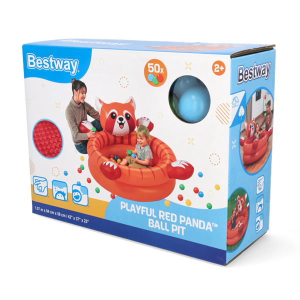 Bestway Opblaasbare ballenbak | Bestway | Playcenter | 107 x 94 x 58 cm (Met speelballen) 7035060205 K170112229 - 8