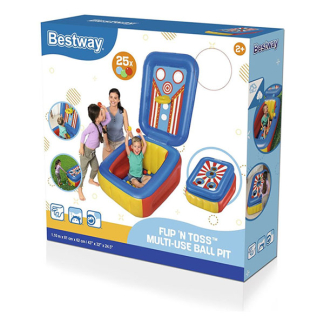 Bestway Opblaasbare ballenbak | Bestway | Playcenter | 110 x 81 x 140 / 62 cm (Met speelballen) 7035060200 K170112227 - 6