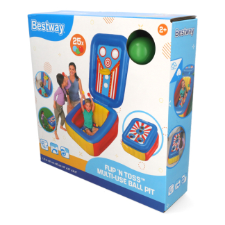 Bestway Opblaasbare ballenbak | Bestway | Playcenter | 110 x 81 x 140 / 62 cm (Met speelballen) 7035060200 K170112227 - 7