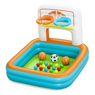 Bestway Opblaasbare ballenbak | Bestway | Playcenter | 120 x 107 x 84 cm (Met speelballen, basketballen en voetbal) 7035060206 K170112228 - 2