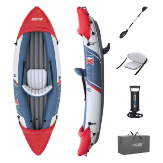Bestway Opblaasbare kajak | Bestway | Hydro Force Rapid X1 | 290 x 91 x 42 cm (Met roeispanen, handpomp en vin, Max 120 kg) 65176 K180107815 - 6