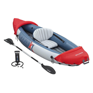 Bestway Opblaasbare kajak | Bestway | Hydro Force Rapid X1 | 290 x 91 x 42 cm (Met roeispanen, handpomp en vin, Max 120 kg) 65176 K180107815