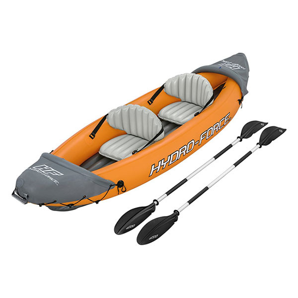 Bestway Opblaasbare kajak | Bestway | Hydro Force Rapid X2 | 321 x 100 x 44 cm (Met roeispanen, handpomp en vin, Max 160 kg) 65077 K180107810 - 1