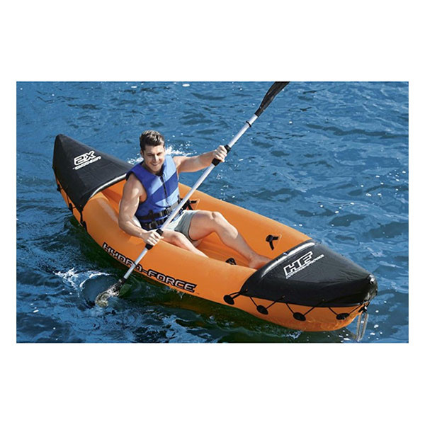 Bestway Opblaasbare kajak | Bestway | Hydro Force Rapid X2 | 321 x 100 x 44 cm (Met roeispanen, handpomp en vin, Max 160 kg) 65077 K180107810 - 9