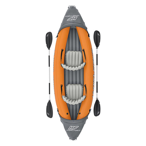 Bestway Opblaasbare kajak | Bestway | Hydro Force Rapid X2 | 321 x 100 x 44 cm (Met roeispanen, handpomp en vin, Max 160 kg) 65077 K180107810 - 2