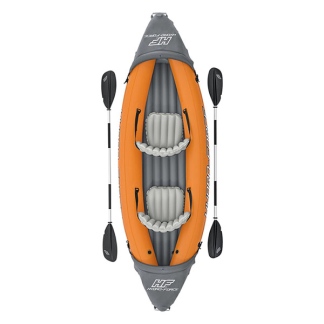 Bestway Opblaasbare kajak | Bestway | Hydro Force Rapid X2 | 321 x 100 x 44 cm (Met roeispanen, handpomp en vin, Max 160 kg) 65077 K180107810 - 2