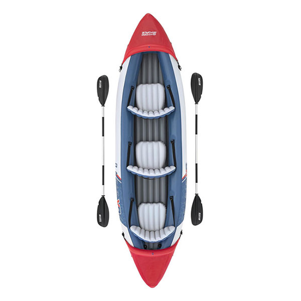 Bestway Opblaasbare kajak | Bestway | Hydro Force Rapid X3 | 381 x 100 x 44 cm (Met roeispanen, handpomp en vin, Max 120 kg) 65132 K180107826 - 2