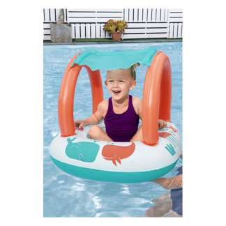 Bestway Opblaasfiguur zwembad | Bestway | Baby boot (78 x 61.5 x 56.5 cm, Vanaf 3 jaar, Met zonnescherm) 7035065132 K170112219 - 4