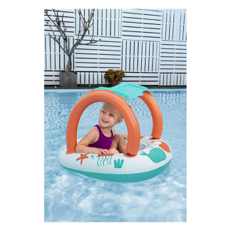 Bestway Opblaasfiguur zwembad | Bestway | Baby boot (78 x 61.5 x 56.5 cm, Vanaf 3 jaar, Met zonnescherm) 7035065132 K170112219 - 5