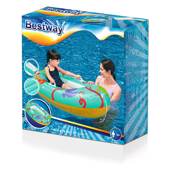 Bestway Opblaasfiguur zwembad | Bestway | Baby boot (Ride-on, 110 x 64 x 25 cm) 34009 K180107789 - 6