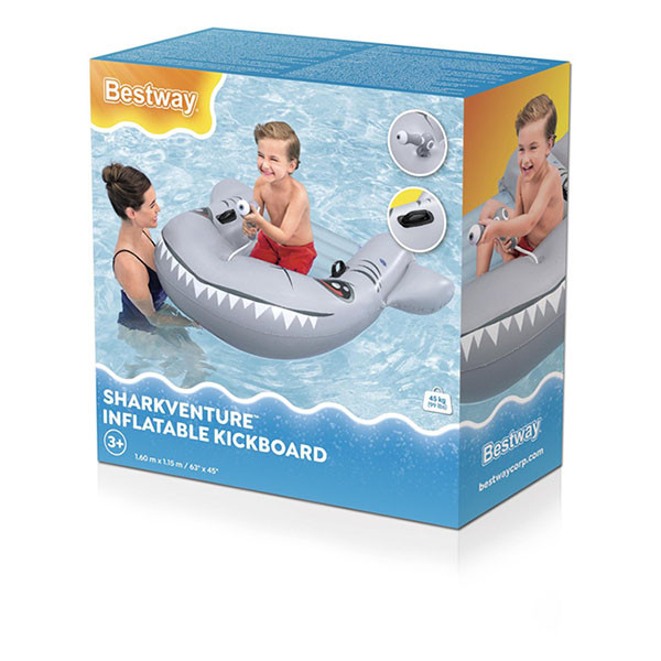 Bestway Opblaasfiguur zwembad | Bestway | Haaien surfboard (Ride-on, 117 x 109 cm) 42073 K180107807 - 7