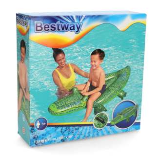 Bestway Opblaasfiguur zwembad | Bestway | Krokodil (Ride-on, 148 x 68 cm) 24341477BES K180107424 - 6