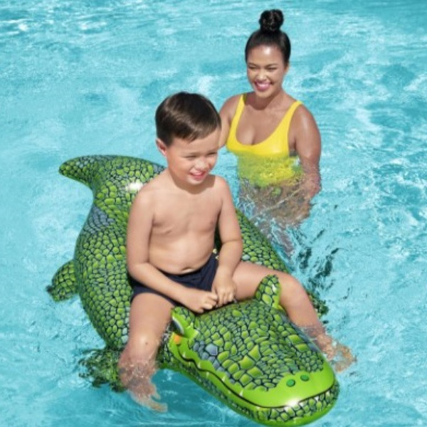 Bestway Opblaasfiguur zwembad | Bestway | Krokodil (Ride-on, 148 x 68 cm) 24341477BES K180107424 - 4