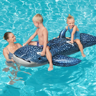 Bestway Opblaasfiguur zwembad | Intex | Walvishaai (Ride-on, 183 x 99 cm) 24341482BES K180107425 - 