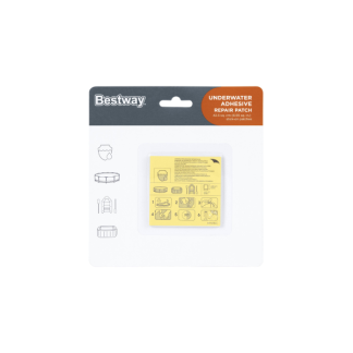 Bestway Reparatieset zwembad | Bestway (Zelfklevende folie, 6.5 x 6.5 cm, 10 stuks) 15862091BES K180107401 - 