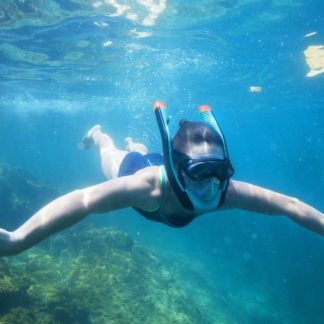 Bestway Snorkelmasker | Bestway (Twee aparte buizen, Maat S/M) 15624060BES K180107411 - 5