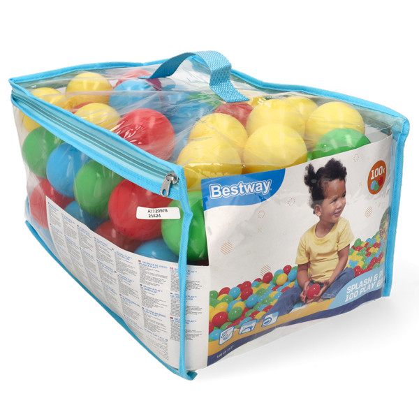 Bestway Speelballen | Bestway | 100 stuks (Voor ballenbakken en zwembaden) 7035062090 K170112233 - 4