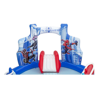 Bestway Speelzwembad | Bestway | 211 x 206 x 127 cm (Met glijbaan, ringwerpen, sproeier en speelballen, Spider-Man) 98793 K180107774 - 3