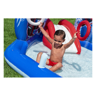 Bestway Speelzwembad | Bestway | 211 x 206 x 127 cm (Met glijbaan, ringwerpen, sproeier en speelballen, Spider-Man) 98793 K180107774 - 8