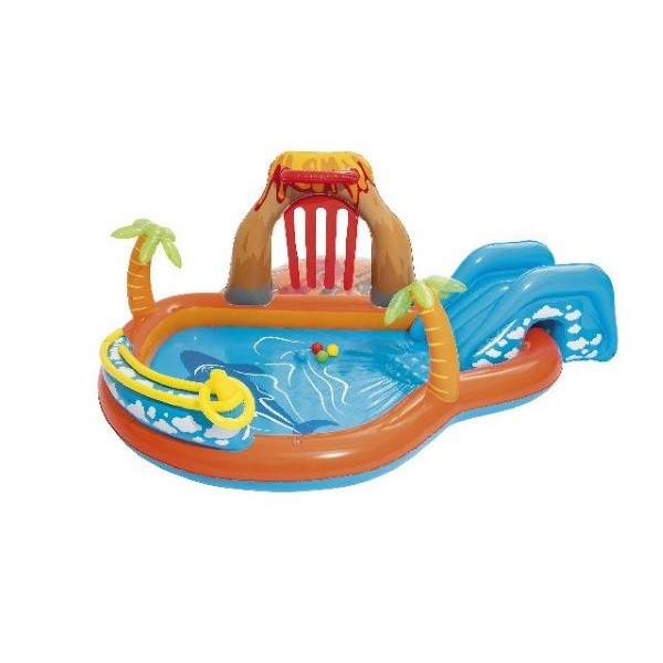 Bestway Speelzwembad | Bestway | 265 x 265 x 104 cm (Met glijbaan) 15453069BES K180107412 - 1