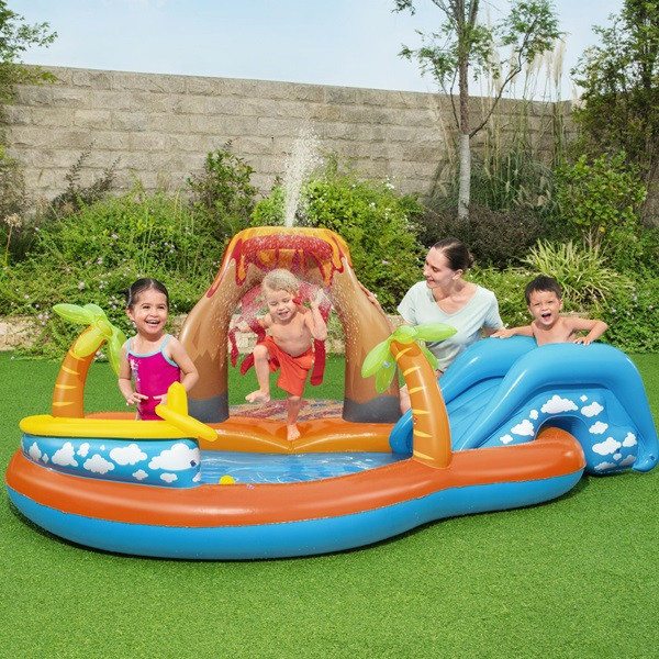 Bestway Speelzwembad | Bestway | 265 x 265 x 104 cm (Met glijbaan) 15453069BES K180107412 - 4