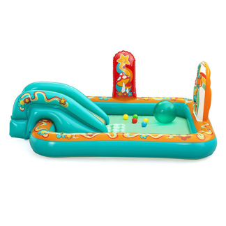 Bestway Speelzwembad | Bestway | Playcenter | 193 x 152 x 74 cm (Met glijbaan en sproeier) 7035063086 K170112226 - 2