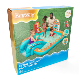 Bestway Speelzwembad | Bestway | Playcenter | 193 x 152 x 74 cm (Met glijbaan en sproeier) 7035063086 K170112226 - 7