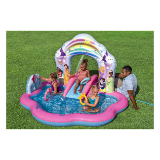 Bestway Speelzwembad | Bestway | Playcenter | 221 x 193 x 140 cm (Met glijbaan, sproeiboog en ballensorteerwand) 7035061193 K170112235 - 10