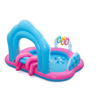 Bestway Speelzwembad | Bestway | Playcenter | 221 x 193 x 140 cm (Met glijbaan, sproeiboog en ballensorteerwand) 7035061193 K170112235 - 2
